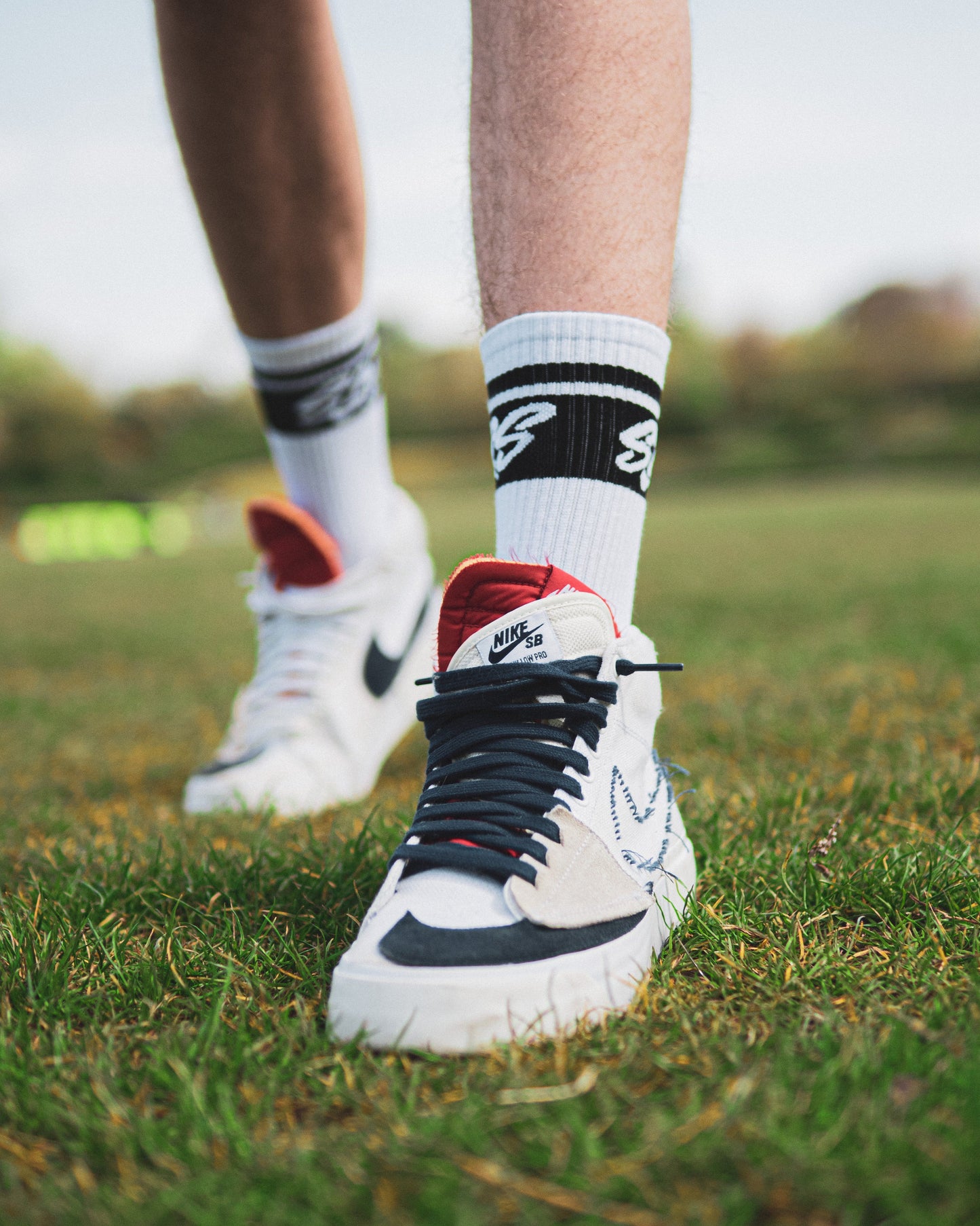 Chaussettes blanches S2S Vague