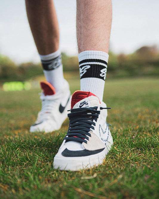 Chaussettes blanches S2S Vague