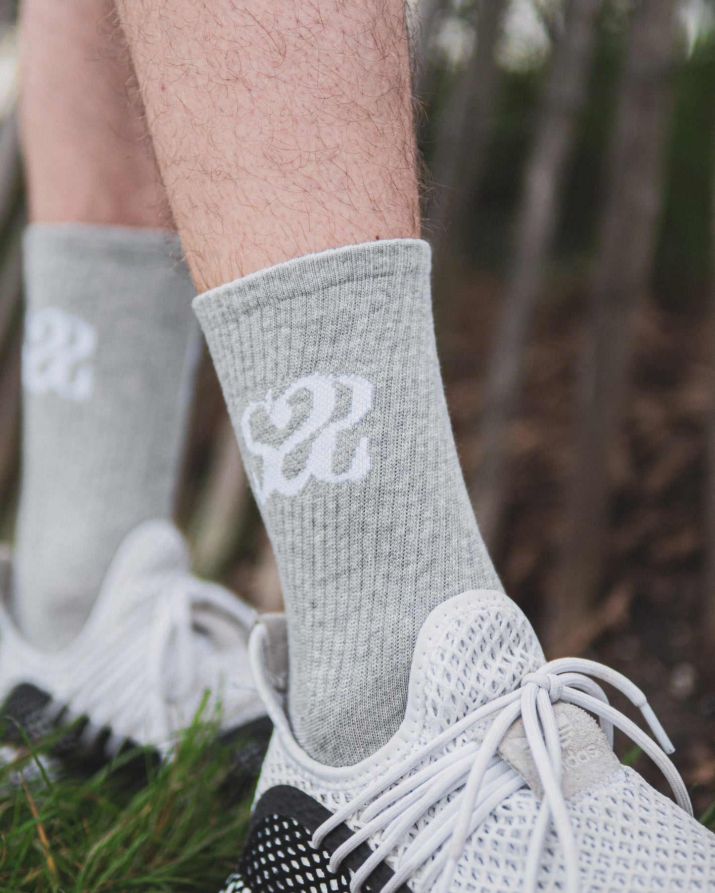Chaussettes grises S2S Logo