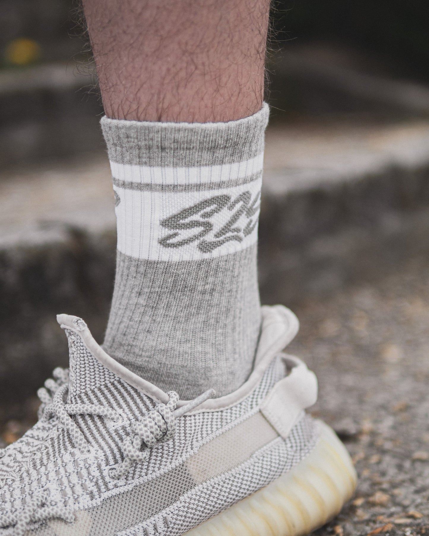 Chaussettes grises S2S Vague