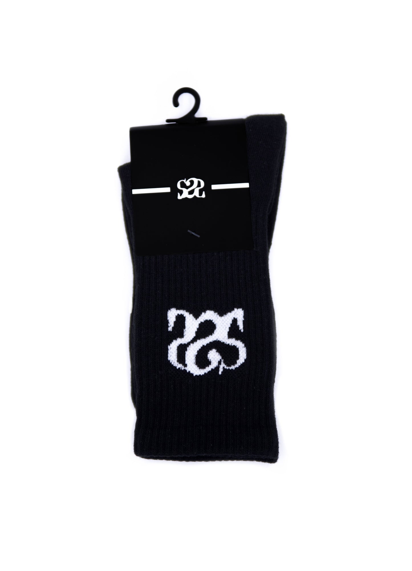 Chaussettes noires S2S Logo