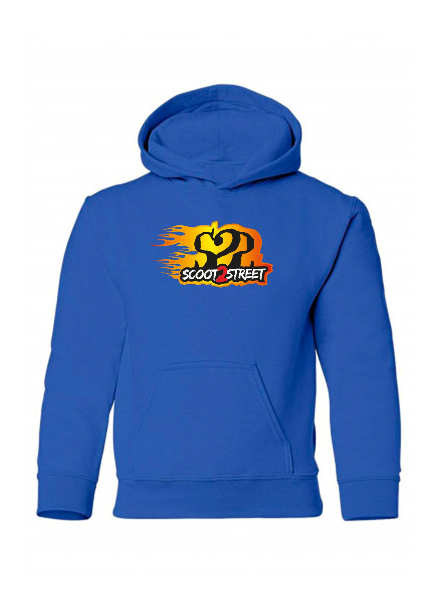SWEAT S2S FLAMMES BLEU ROI