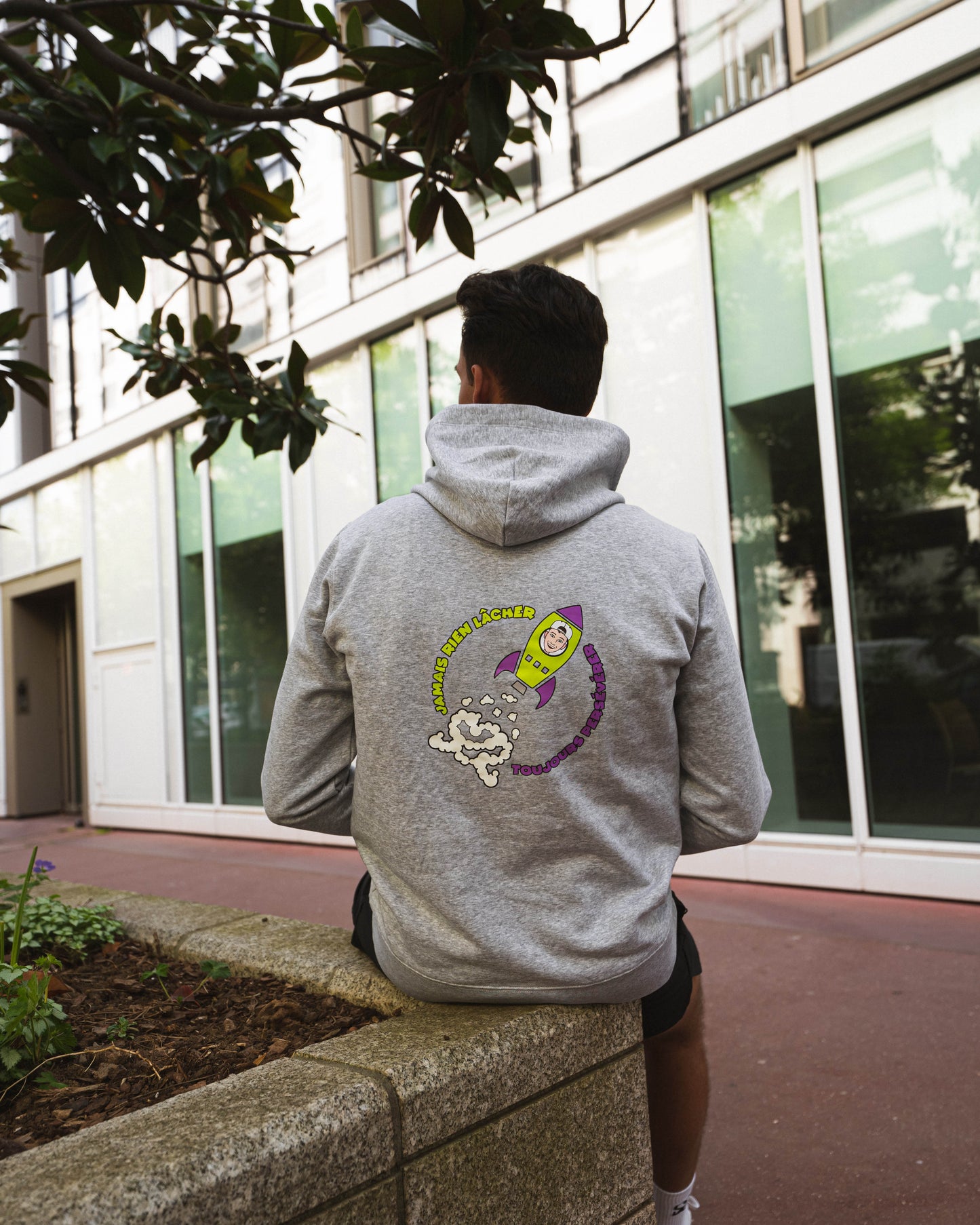 Sweat S2S Fusée Gris enfant