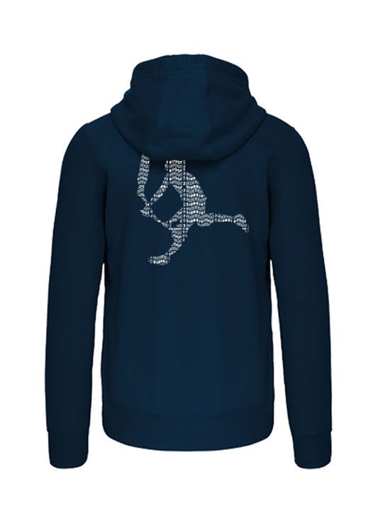 Sweat zippé S2S Rider Deformer Bleu Marine