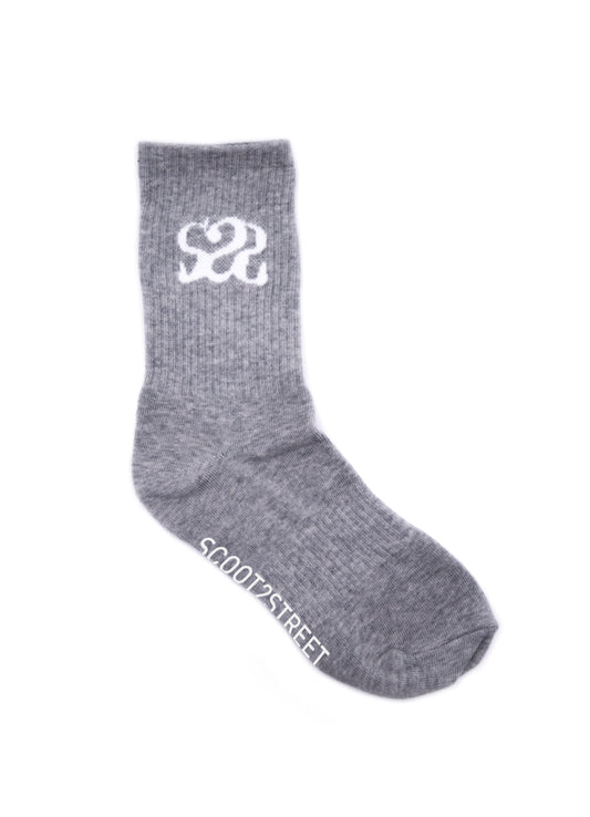 Chaussettes grises S2S Logo