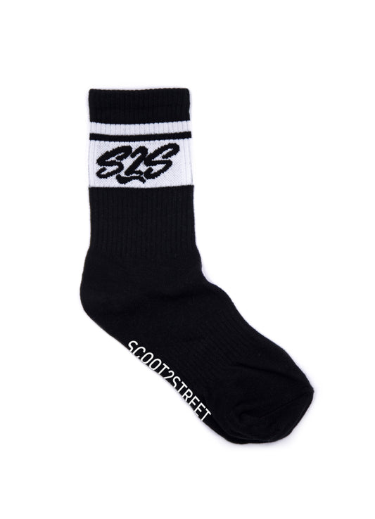 Chaussettes noires S2S Vague