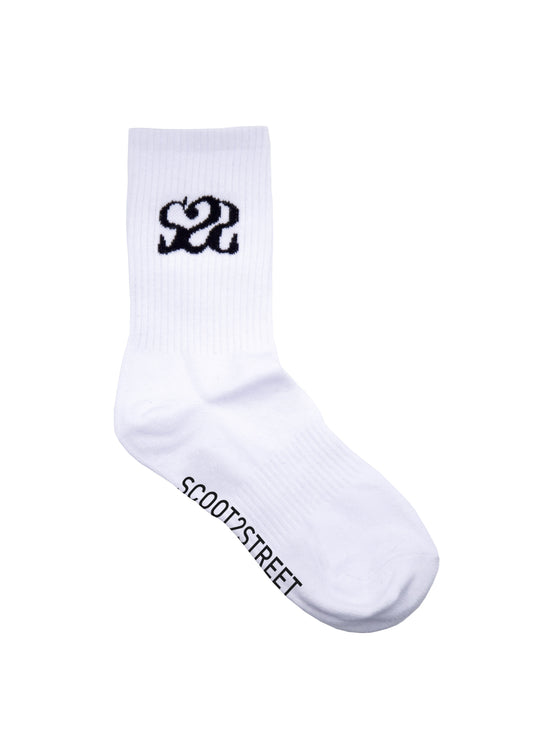 Chaussettes Blanches S2S Logo