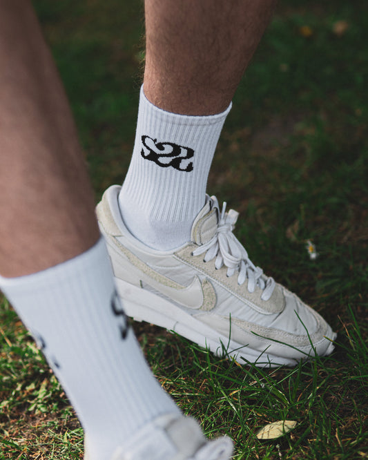 Chaussettes Blanches S2S Logo