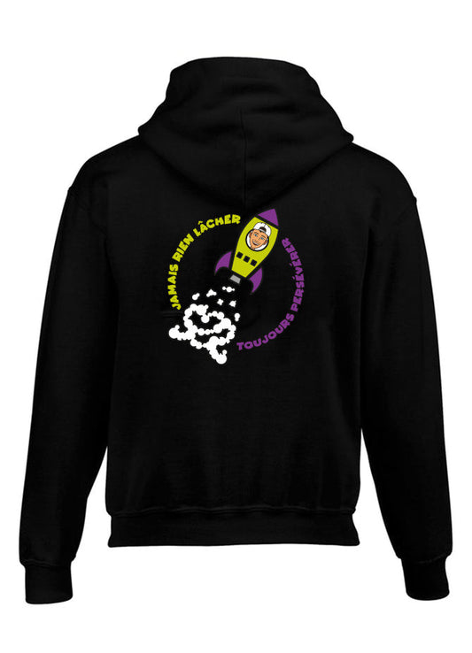 Sweat S2S Fusée Noir enfant